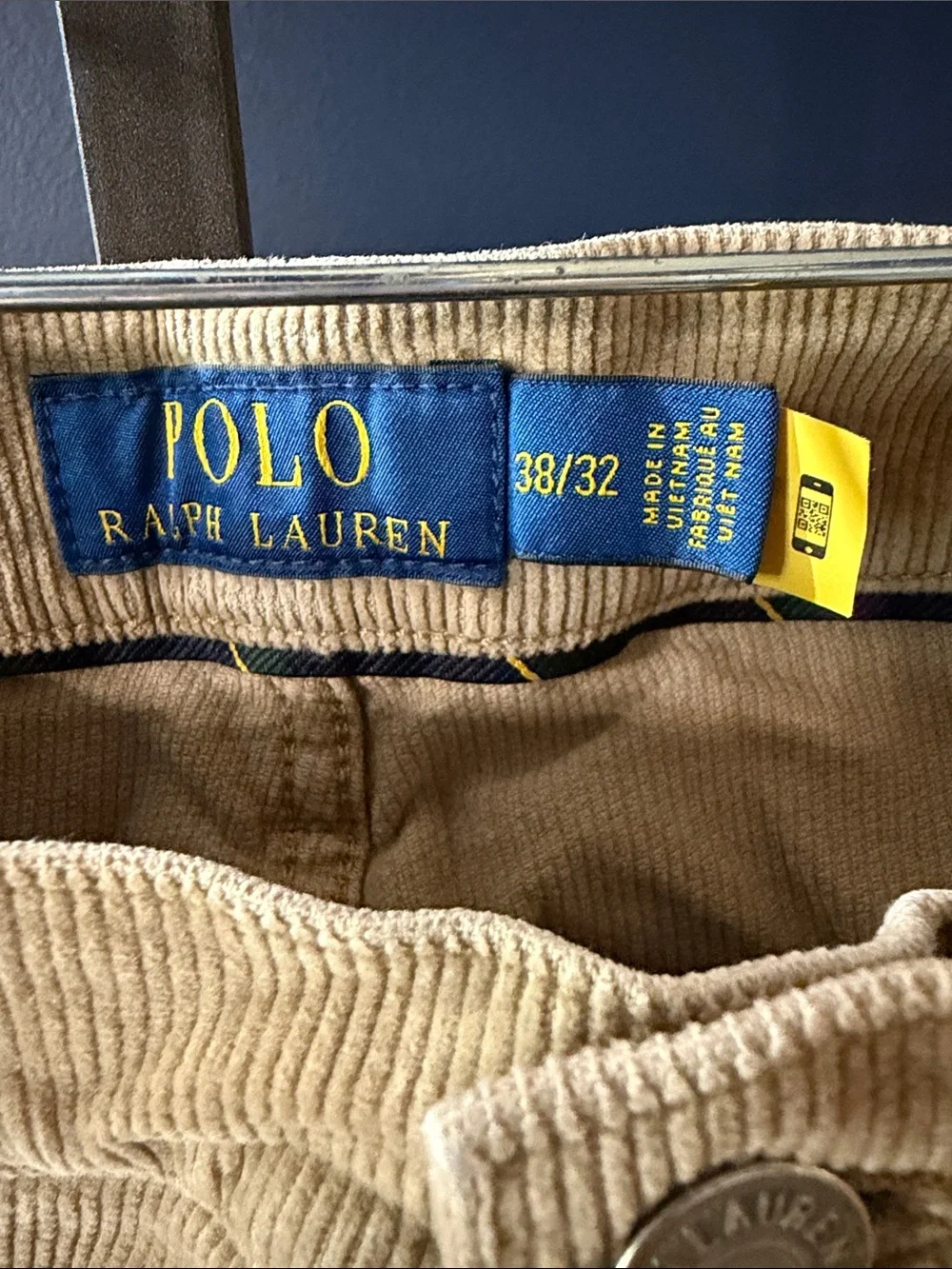 Polo by Ralph Lauren Men's Khaki Corduroy Pants